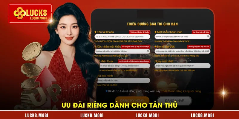 Ưu đãi riêng dành cho tân thủ